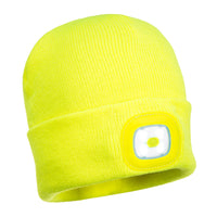 B029 - Beanie USB Rechargeable LED Head Light