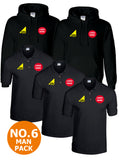 Gas Safe Manpack 6 - FREE Chest Logo