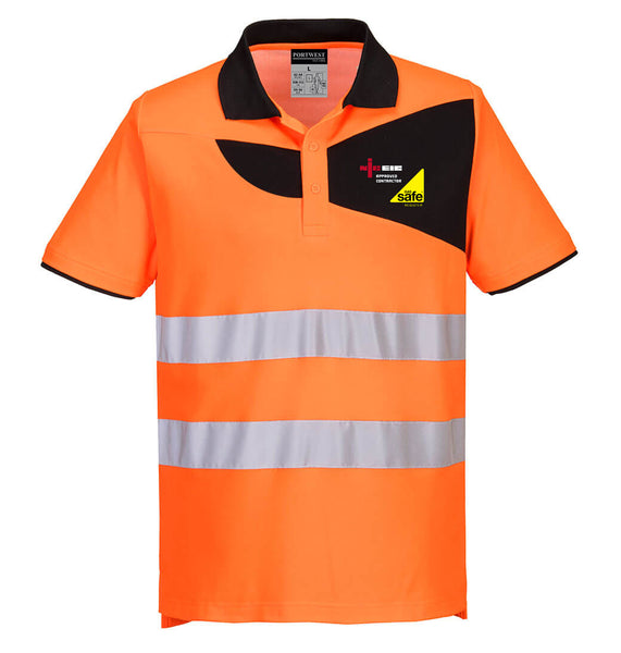 NICEIC / GAS SAFE PW212 HI VIS Polo