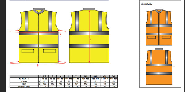 PORTWEST - Hi-Vis Bodywarmer - S469 - Taille XL - Orange Fluorescent - Haute Visibilité et Protection PU - Neuf - Voir photos - Vêtements PORTWEST - Hi-Vis Bodywarmer - S469 - Taille XL - Orange Fluorescent - Haute Visibilité et Protection PU - Neuf - Voir photos - Vêtements