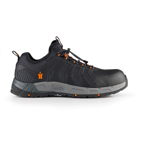 SCRUFFS Argon Safety Trainers Black