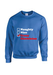 Christmas Jumper - Naught Nice Crazy Electrician