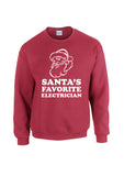 Christmas Jumper - Santas Favourite Electrician