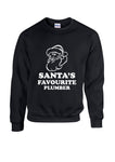Christmas Jumper - Santas Favourite Plumber