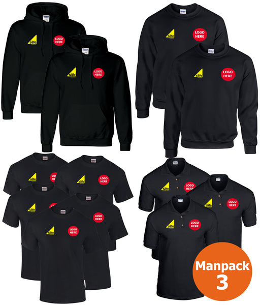Gas Safe Manpack 3 - FREE Chest Logo